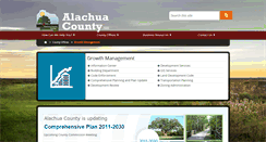 Desktop Screenshot of growth-management.alachuacounty.us