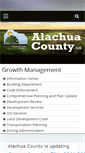 Mobile Screenshot of growth-management.alachuacounty.us